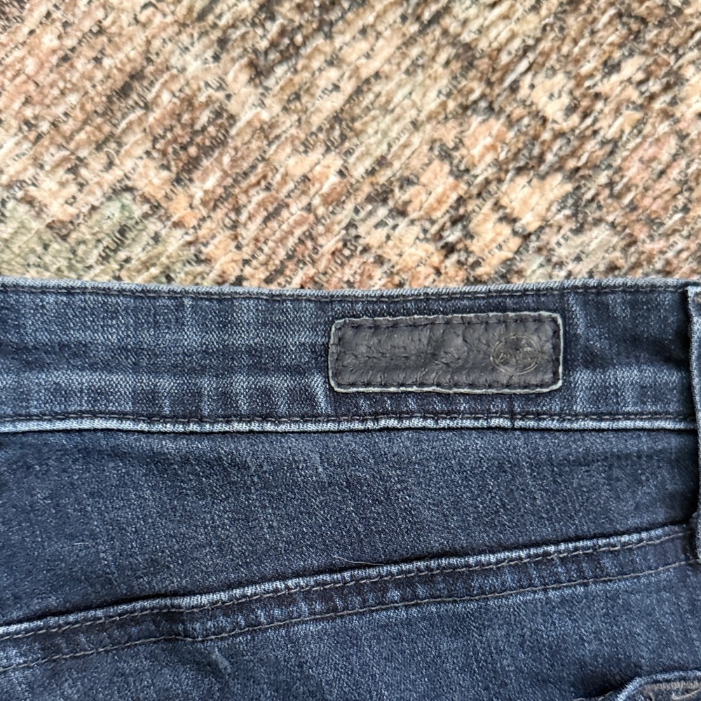 AG Adriano Goldschmied Dark Blue The Farrah Skinny Jeans Highrise - Picture 7 of 8